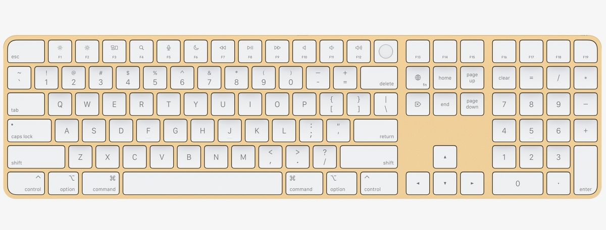 Magic Keyboard с Touch ID и цифровой клавиатурой
