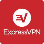 Логотип ExpressVPN на светлом фоне