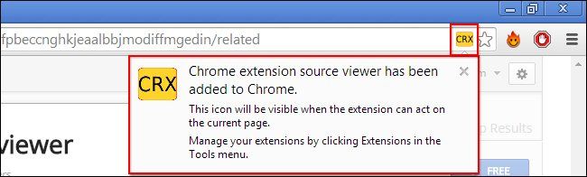 Окно подтверждения установки расширения в Chrome