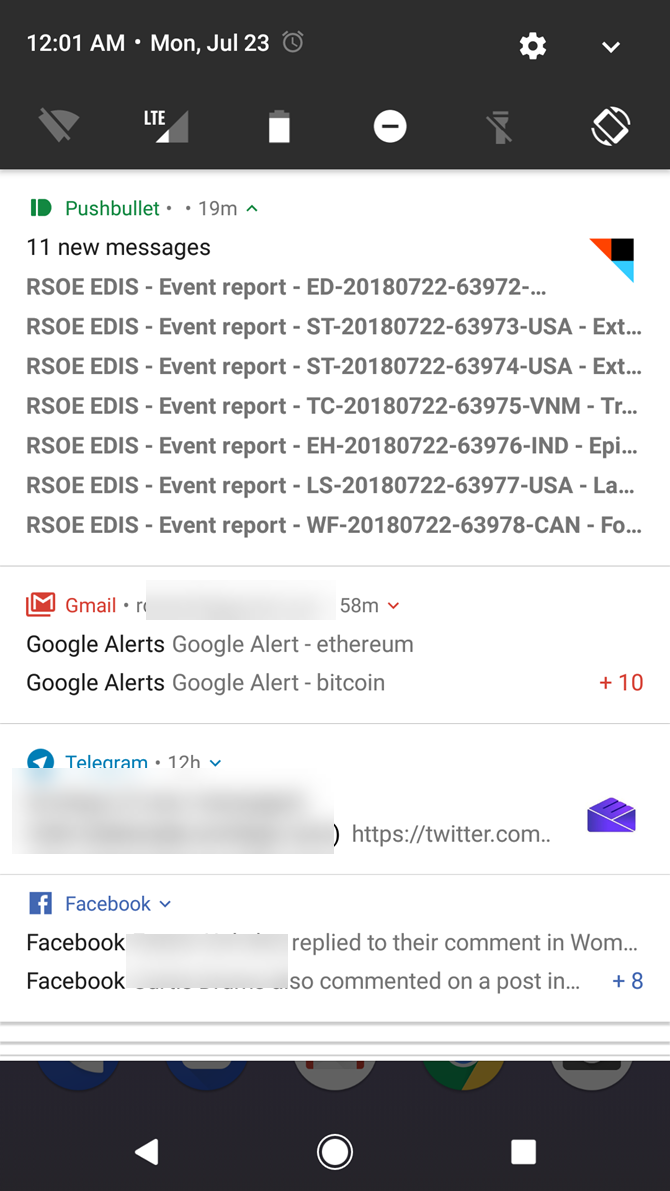 Оповещение об экстренном событии на Android