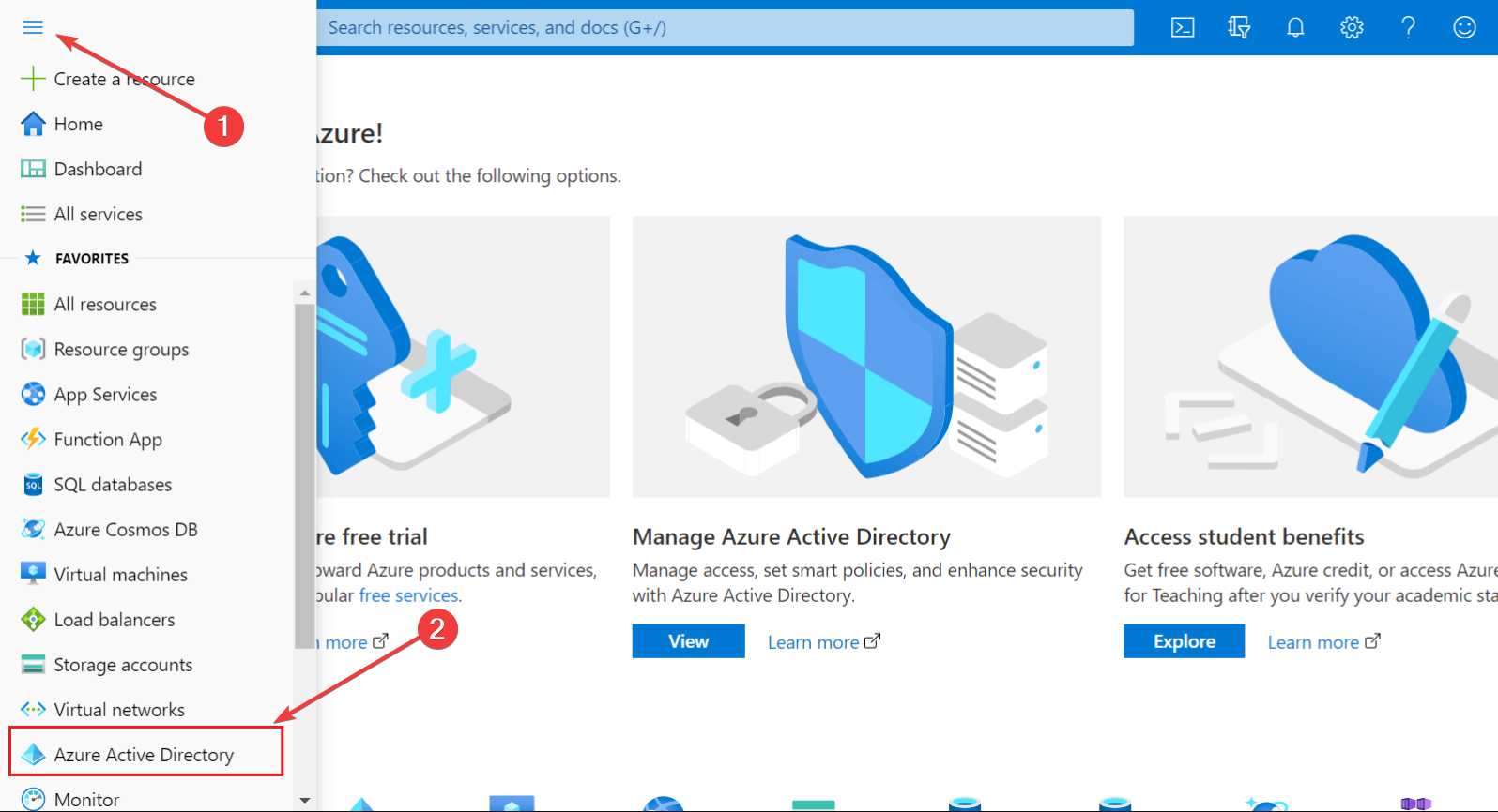 Переход в Azure Active Directory