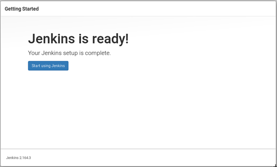 Jenkins готов к работе