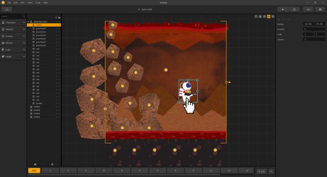 Buildbox Character Placement