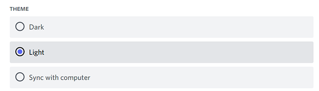 Discord на компьютере в светлой теме.