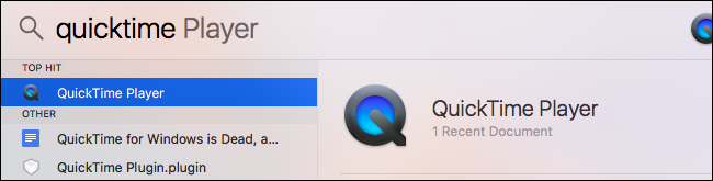 Быстрый доступ к QuickTime и выбор устройства для захвата экрана iPhone