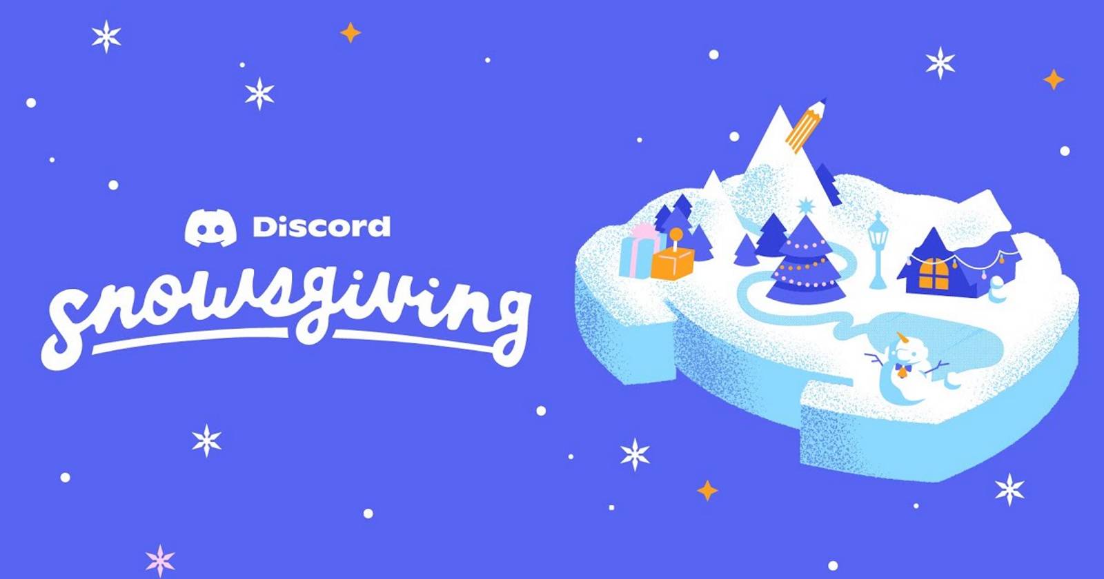 Discord — праздничная обложка Snowsgiving