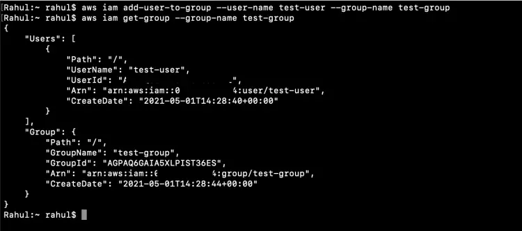 Добавление пользователя в группу