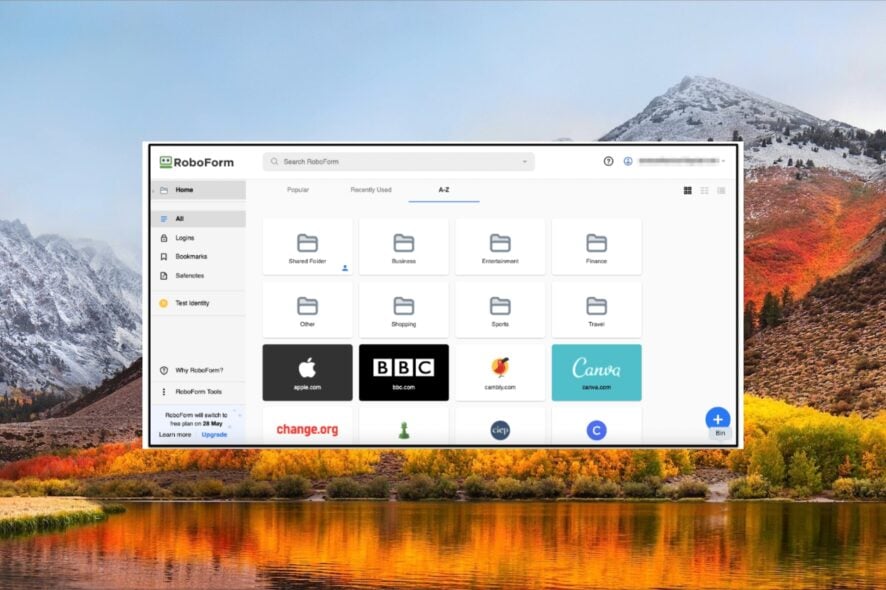 Скачать и установить RoboForm на Windows