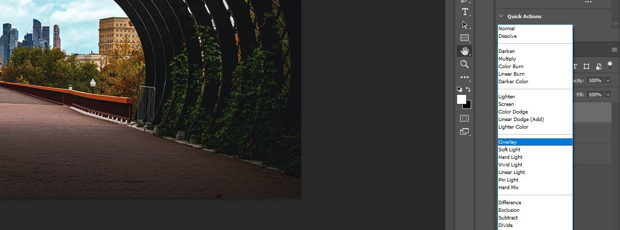 Шаг 8: режим наложения Overlay