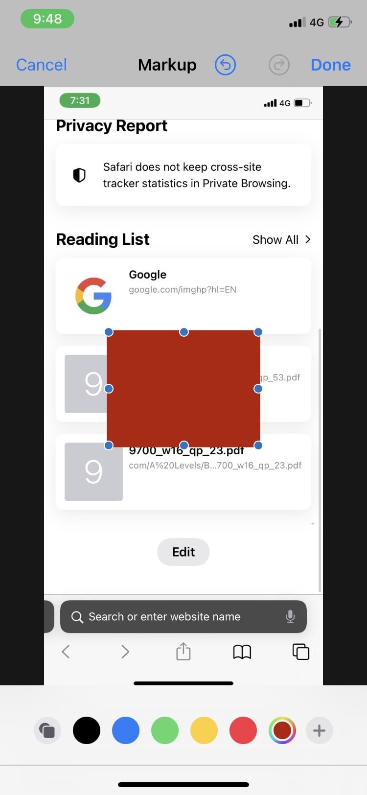 Заполненная фигура, закрывающая информацию