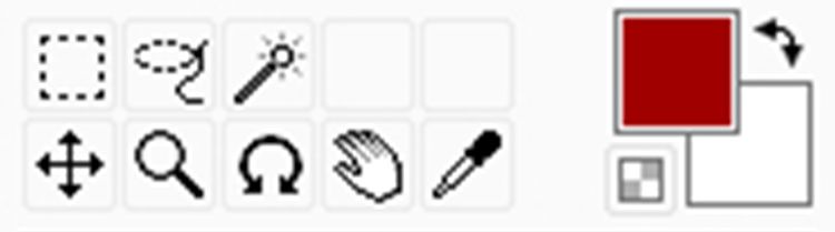 Выбор цвета в PaintTool SAI