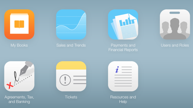 Интерфейс iTunes Connect