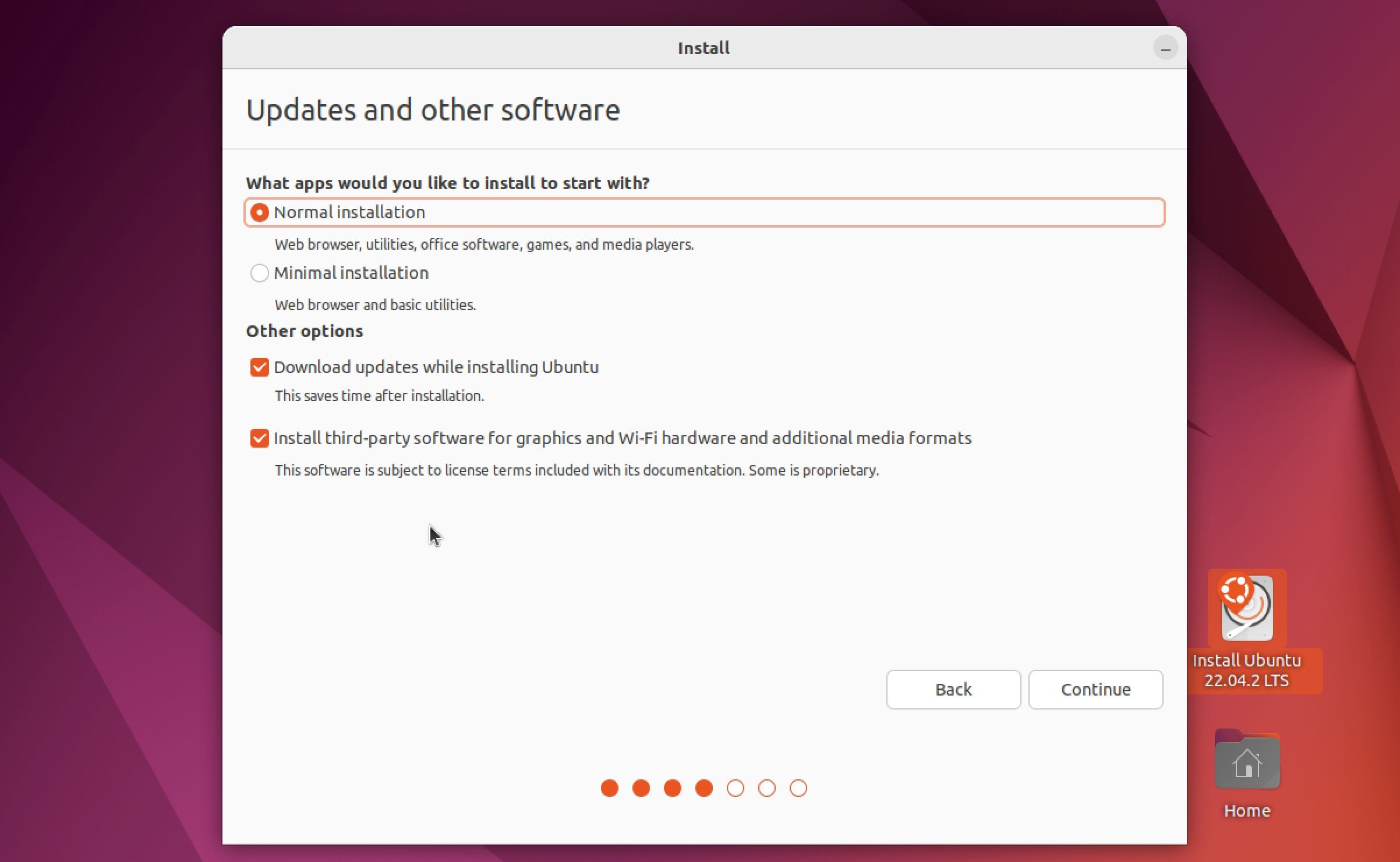 Installing Ubuntu in UTM virtualization app