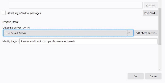 Метка идентичности и выбор SMTP