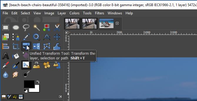 Подписи инструментов в GIMP