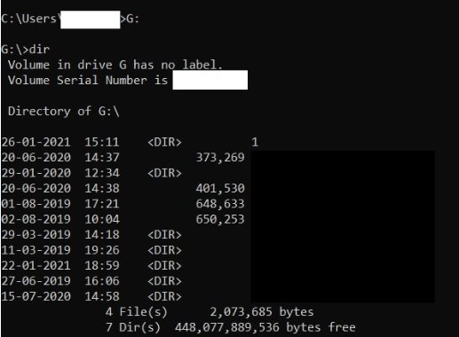 Просмотр содержимого глубокого каталога