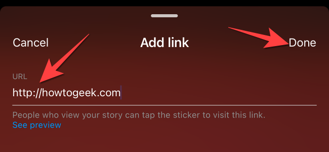 Поле для вставки URL и кнопка 