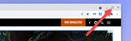 Удерживайте кнопку развернуть, чтобы выбрать левую или правую половину экрана
