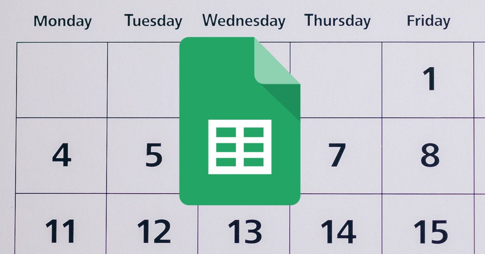 EOMONTH в Google Sheets — конец месяца