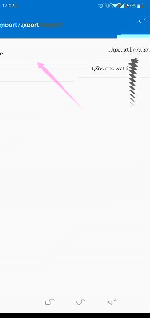 Импорт контактов вручную