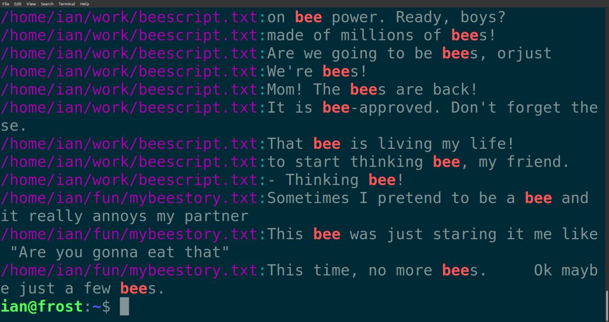 Поиск нескольких строк в нескольких файлах с помощью grep