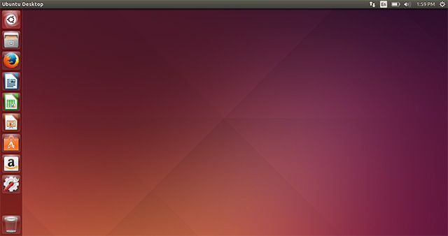 Рабочий стол Ubuntu Trusty