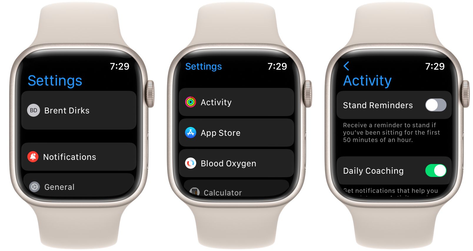 time to stand apple watch