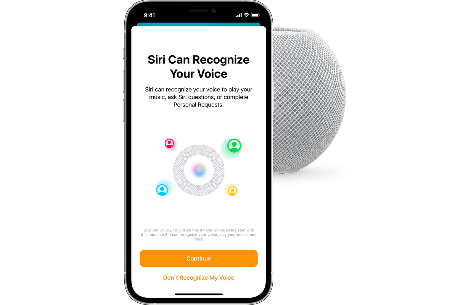распознавание голоса на HomePod