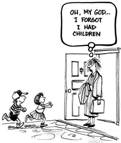 Мама вспоминает о детях — иллюстрация семейных отвлечений