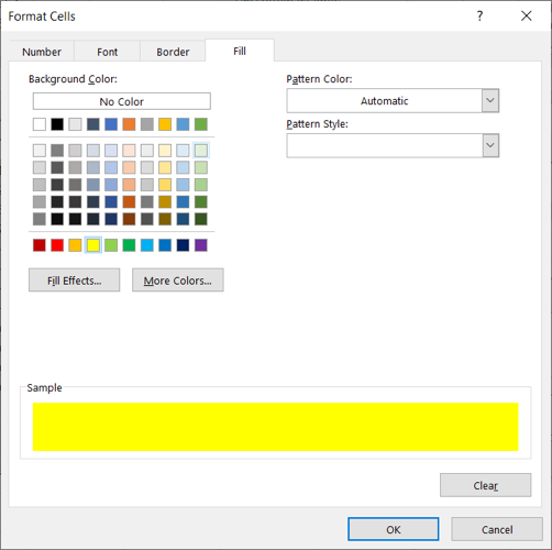Выберите форматирование