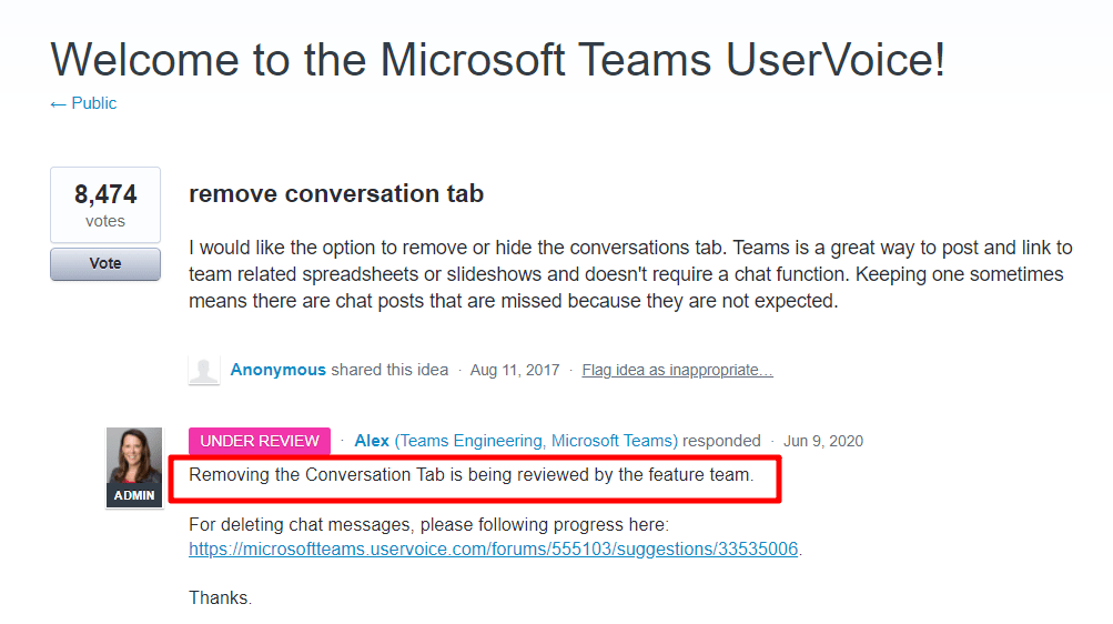 Suporte e feedback do Microsoft Teams