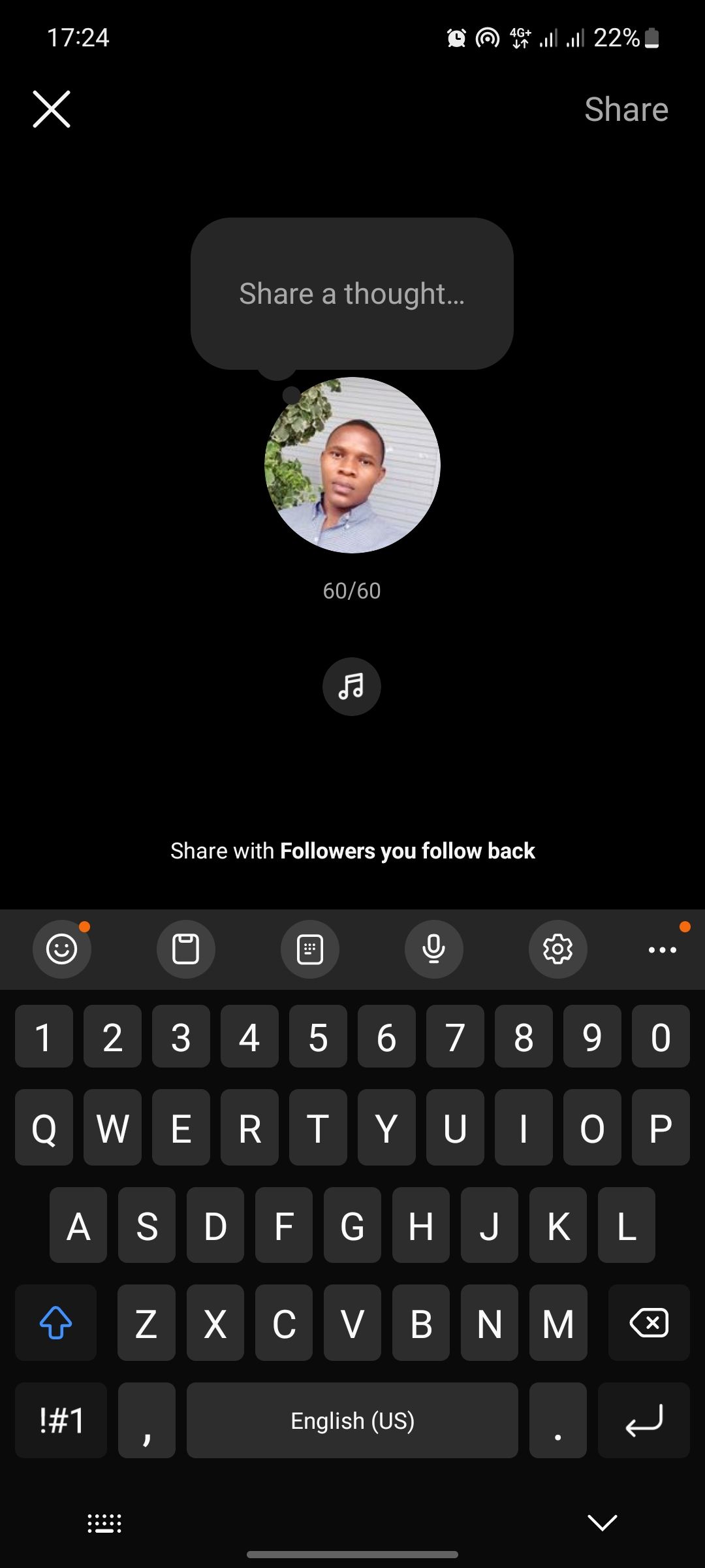 Страница заметок в Instagram