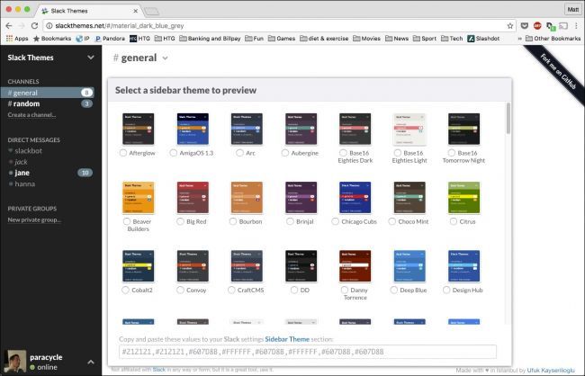 Примеры готовых тем и их импорт