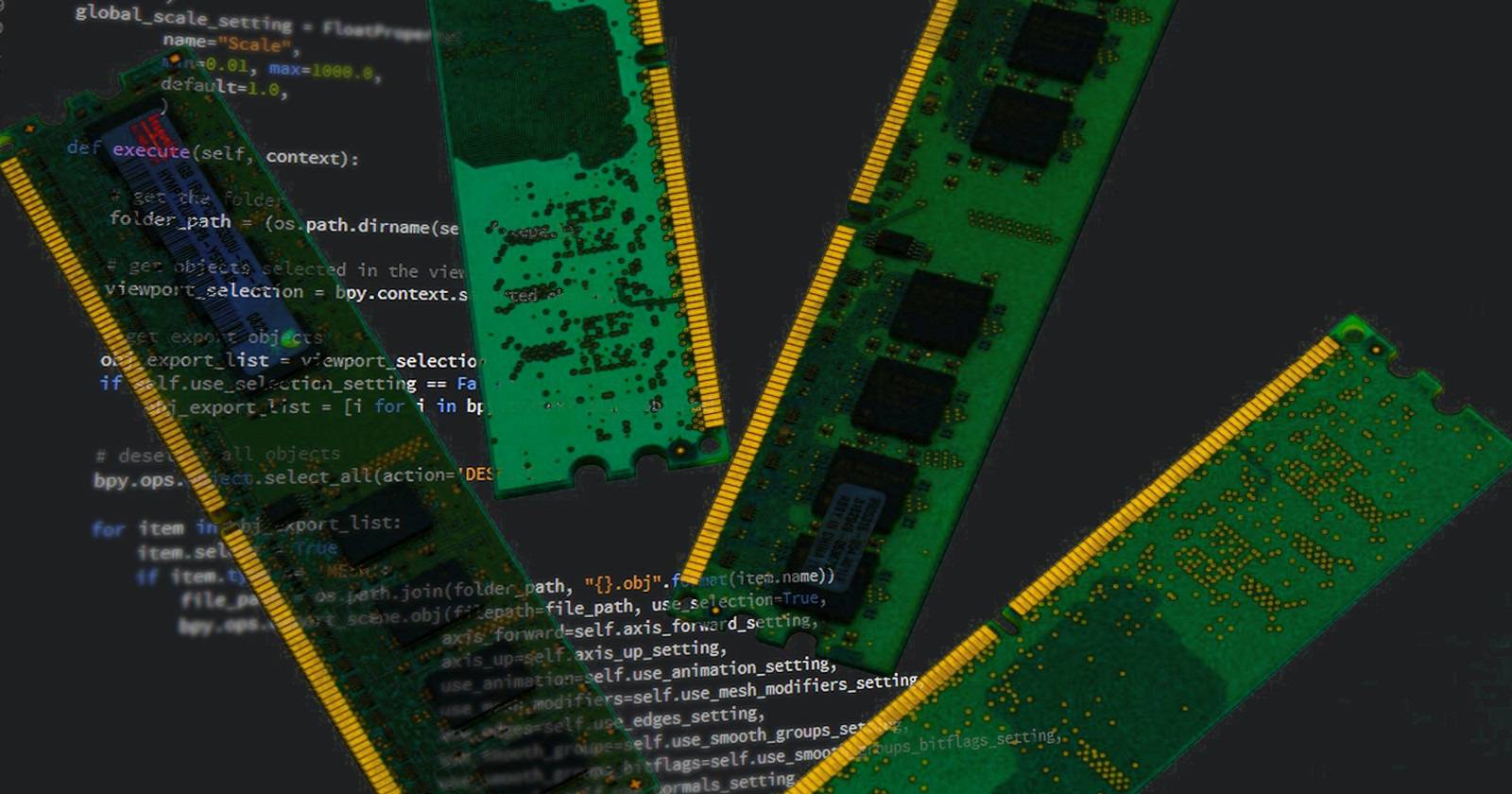 Python код и модули памяти