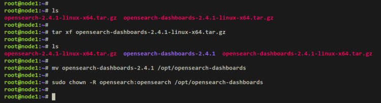 Скачивание OpenSearch Dashboards