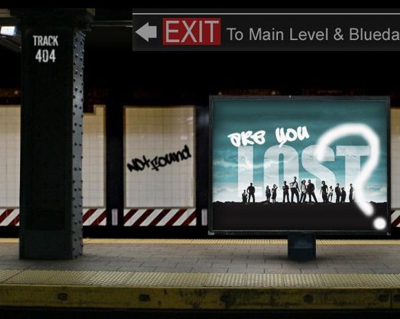 Интерактивная 404 страница с анимацией поезда