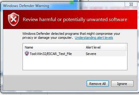 Как безопасно протестировать антивирус (EICAR)