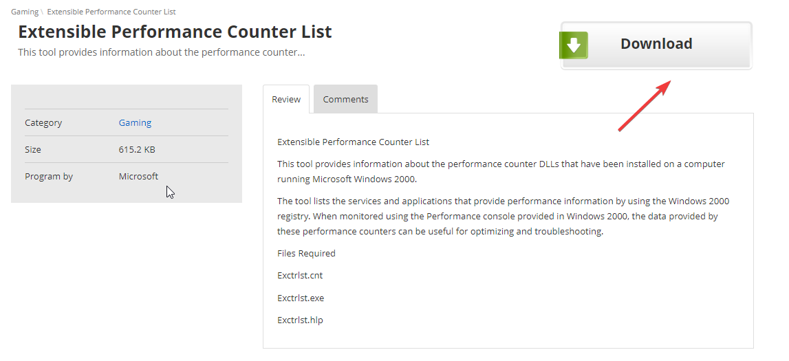 Скачать Extensible Counter List