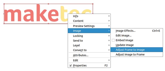 Make Business Card With Scribus Adjust Frame To Image