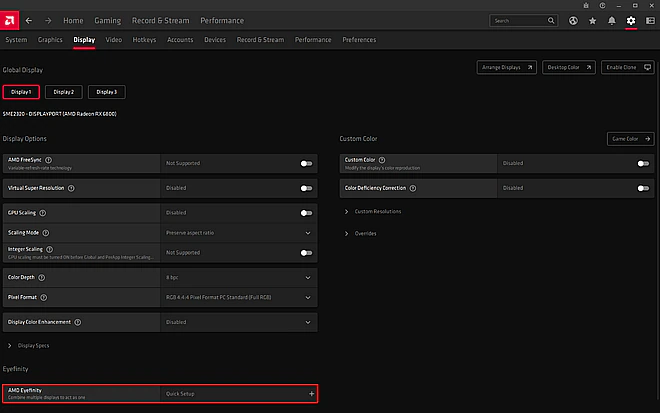 AMD Eyefinity Quick Setup