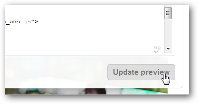 Кнопка обновления превью в редакторе темы