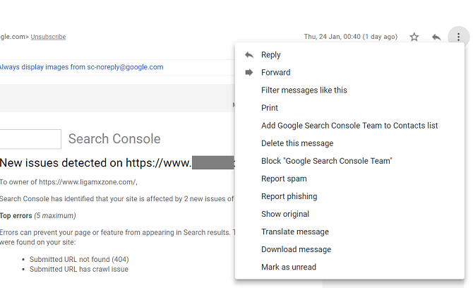 gmail block email web app