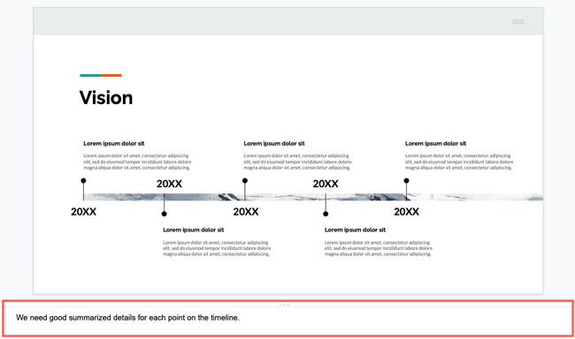 Добавление заметок докладчика в Google Slides