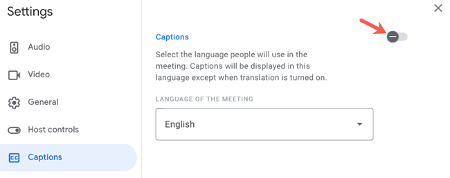 Переключатель субтитров отключён в Settings