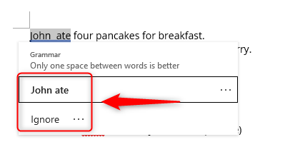 Выберите исправить или игнорировать