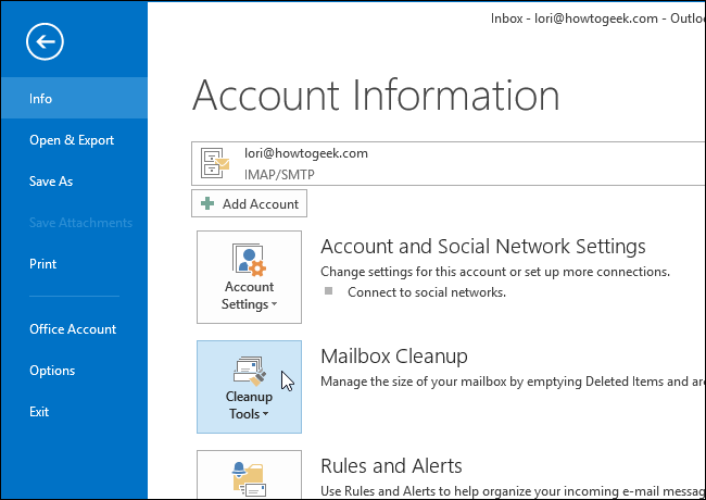 Выбор пункта «Архивировать» в меню