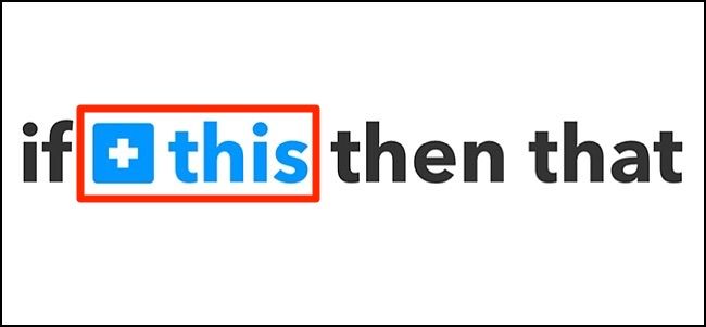 Выбор триггера — This на IFTTT