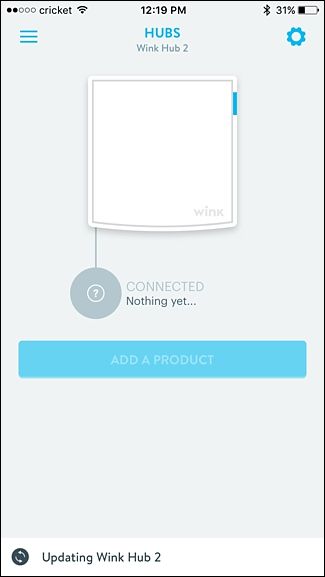 Процесс обновления хаба