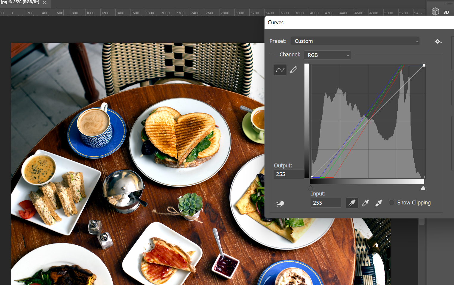 Использование пипетки для теней.