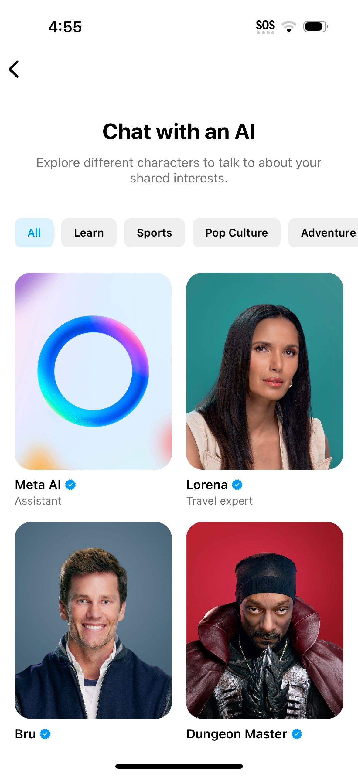 Выбор ИИ-ботов для общения в Instagram